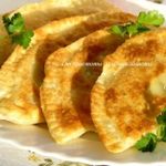Чебуреки с картофелем и зеленью
