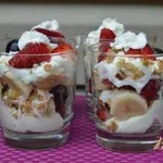 Парфе из свежих ягод и фруктов