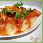 Острое куриное филе в пикантном соусе