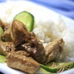 Куриное филе с кунжутом и имбирем