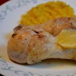 Курица с лимоном и чесноком