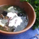 Солянка с копченостями