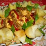 Свинина, запеченная в рукаве с картофелем