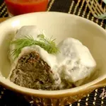 Грибные крокеты в сметанном соусе