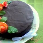 Постный шоколадный торт «Именинный»