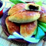 Пирожки печеные со щавелем