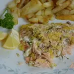Семга с лимоном и тимьяном
