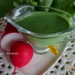Соус из ботвы редиски