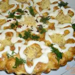 Пирог с фрикадельками
