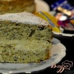 Лимонно-маковый торт