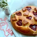 Пирог «Ягодное сердце»
