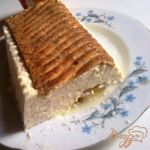 Творожный пирог с персиками
