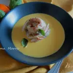 Рыбные улитки со сливочно-апельсиновым соусом