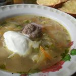 Весенний суп с фрикадельками