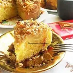 Яблочный кекс с корочкой