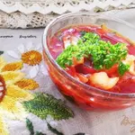 Постный и очень овощной борщ