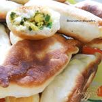 Домашние пирожки с яйцом и зеленью