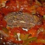 Праздничное мясное колесо