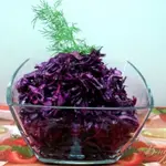 Салат из краснокочанной купусты