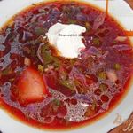 Борщ из краснокачанной капусты
