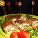 Печеночные рулетики