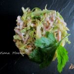 Капустный салат с индейкой