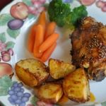 Курочка с розмарином и картофелем