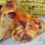 Куриные крылышки с кленовой глазурью