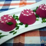 Свекольный мусс с салакой