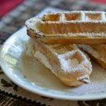 Простой рецепт для вафельницы с ягодами