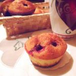Кукурузно-миндальные маффины с крыжовником