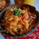Салат из сладкого картофеля Батат