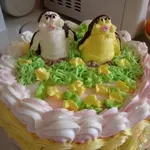 Торт пингвинчики.