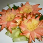Закусочные кексы с колбасой