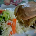 Куриные бедрышки  в уксусно-чесночном соусе