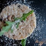Рис с грибами и сыром