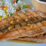 Семга в цитрусовой тройной глазури