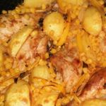 Куриные голени запеченные с овощами