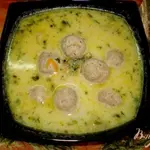 Суп с фрикадельками и сыром