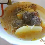 Суп с фрикадельками