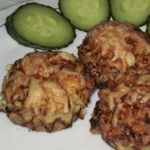 Мясные маффины с сыром