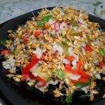 Салат с пророщенной пшеницей