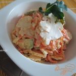 Салат из свежей цветной капусты