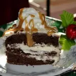 Шоколадно-карамельный брауни