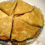 Блинчики заварные на кефире