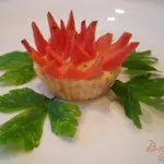Закусочный колбасный цветок