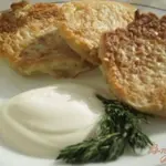 Сырно-картофельные оладьи