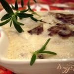 Сырно грибной соус
