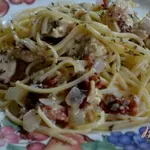 Карбонаре с куриными грудками
