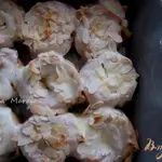 Блинные улитки с яблочной начинкой